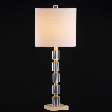 Claire 28.5" Crystal LED Table Lamp - JONATHAN Y